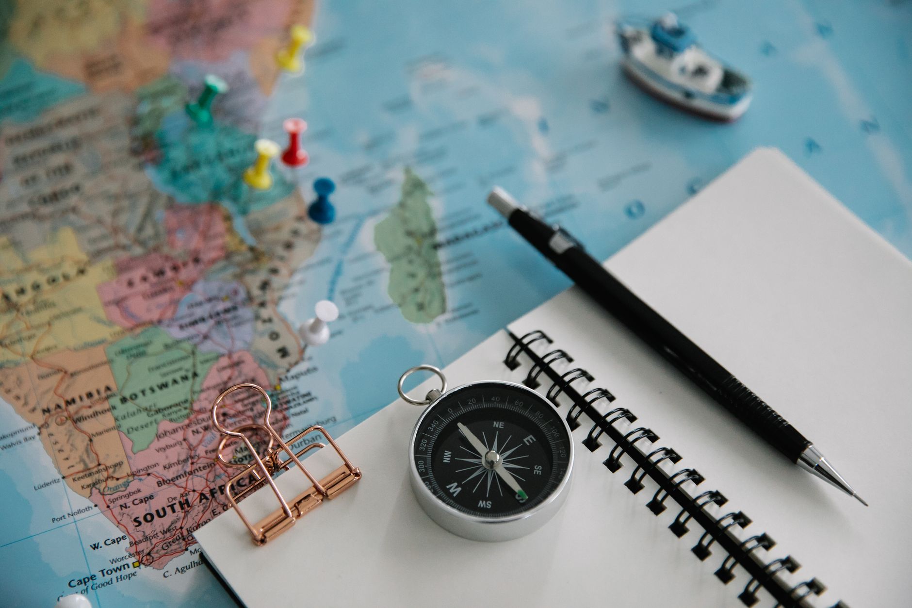 Custom itinerary planning materials